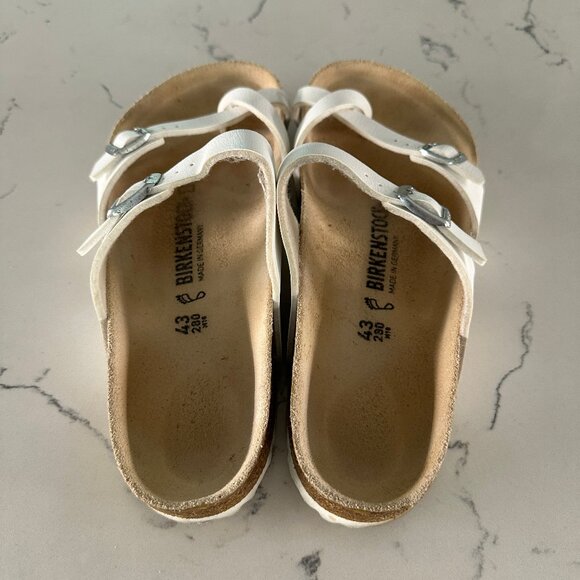 Birkenstock Mayari - Men's 10-10.5 | 43 Eur - Leather - White Colorway! - Picture 3 of 5